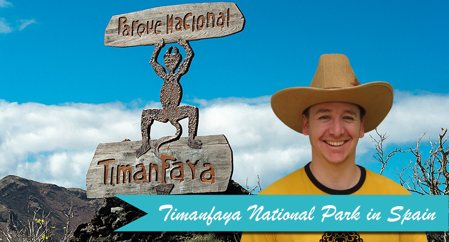 Ben at Timanfaya national park in Spain